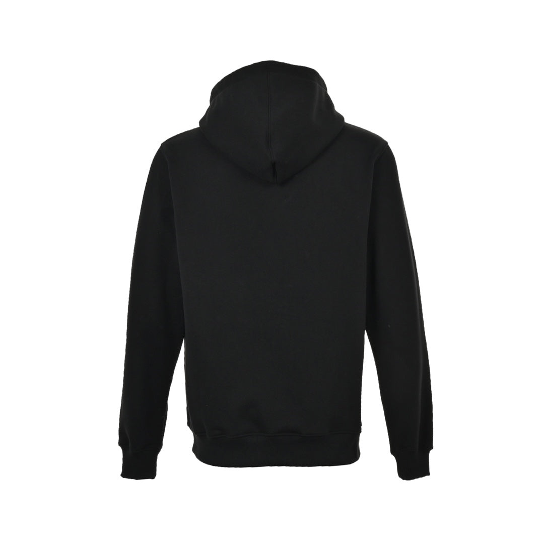 Sweat à capuche avec logo argenté brodé