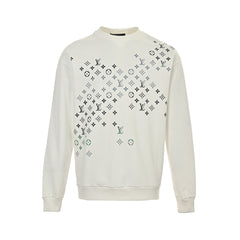 Colorful gradient print sweatshirt