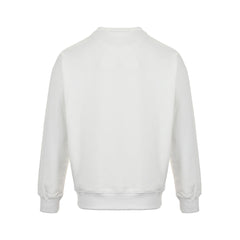 Silver label embroidered logo crew neck sweatshirt