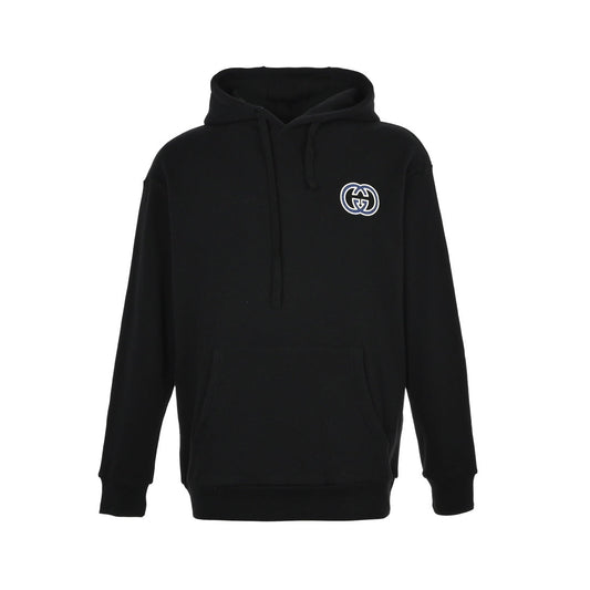 Sweat à capuche avec logo brodé Double G