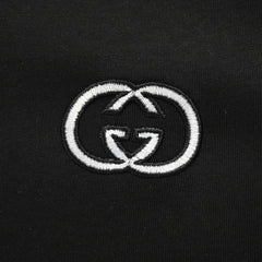 White ring double G embroidered short sleeves