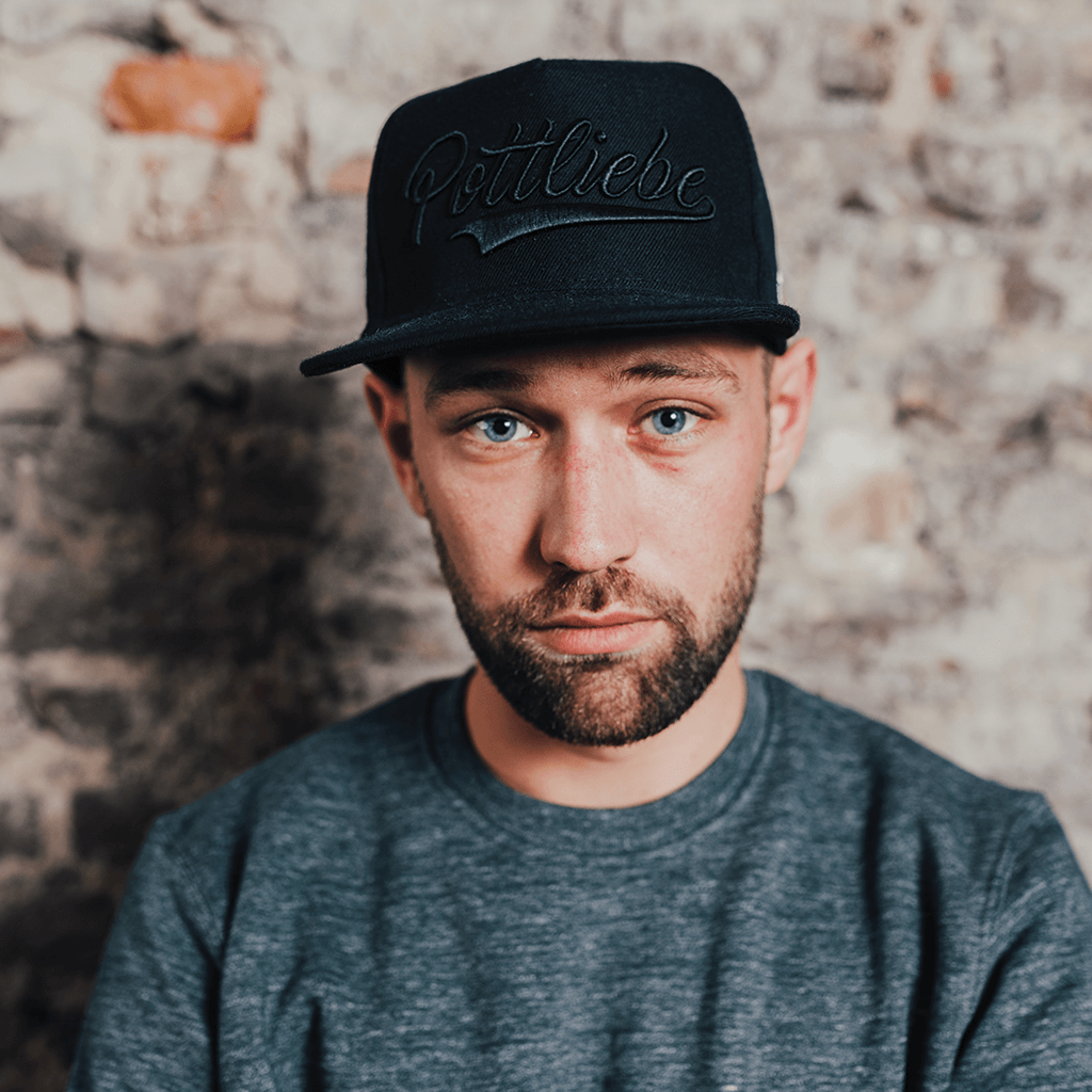 POTTLIEBE Snapback - Schwarz Schwarz 