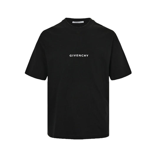 Kurze Ärmel mit Kreuzdruck auf der Rückseite