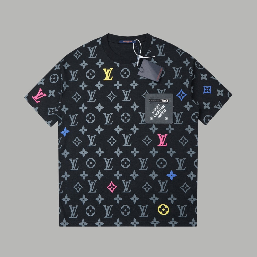 Monogram Print T - Shirt