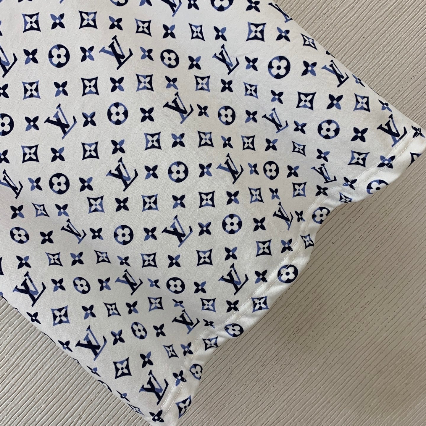 Monogram Off-Shoulder Top with Chain Hardware