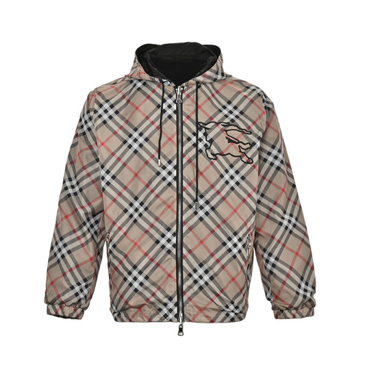 Karierte Wendejacke „War Horse“