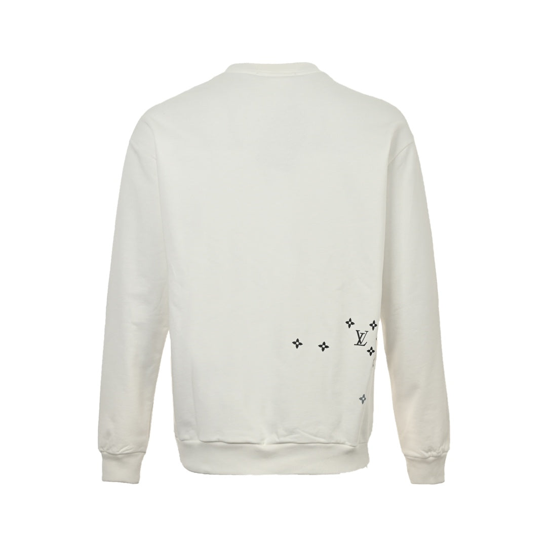 Sweat-shirt à imprimé dégradé coloré 