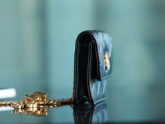 Pending Belt Clutch on ain in Black Lambskin AGHW