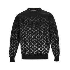 Pull à logo jacquard all-over muté