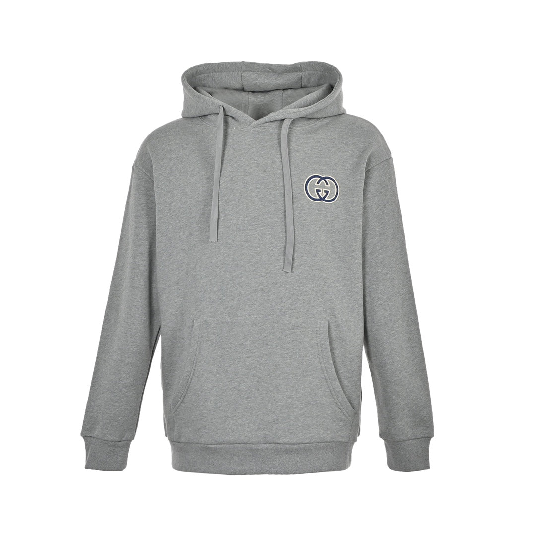 Sweat à capuche avec logo brodé Double G