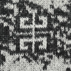 pull en mohair à carreaux