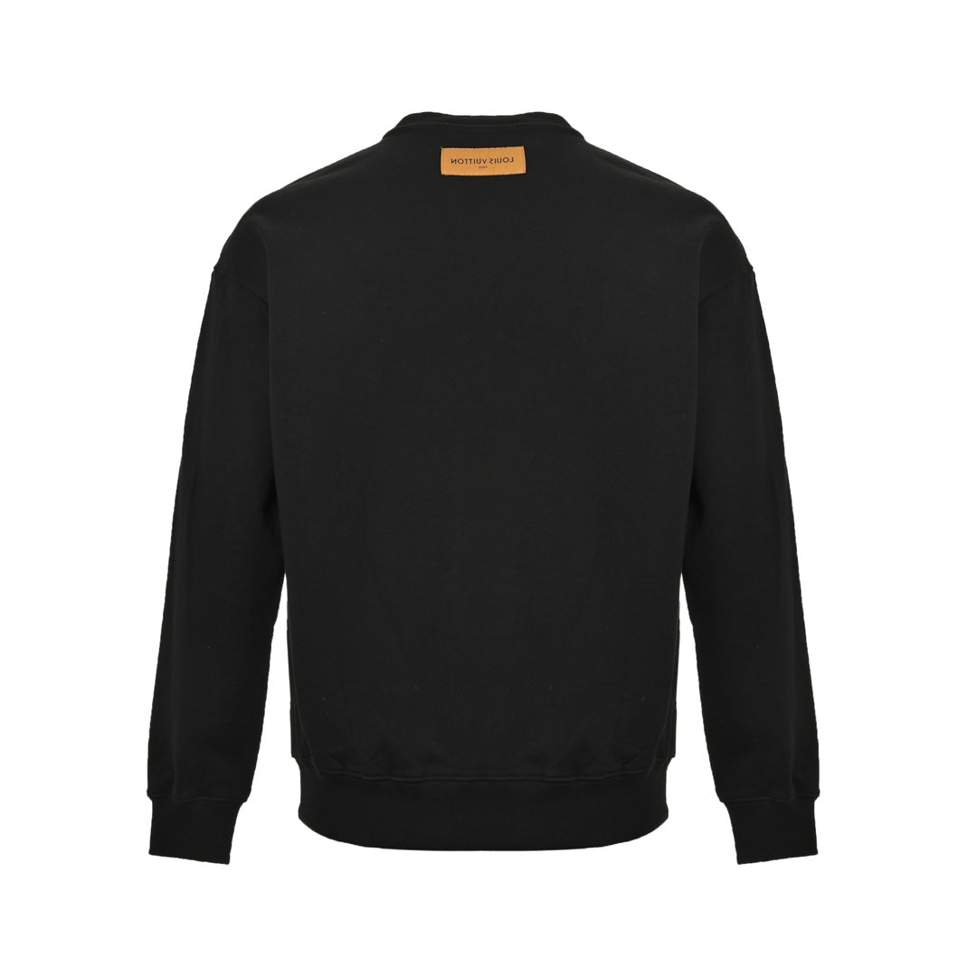 Sweat-shirt col rond presbyte en relief