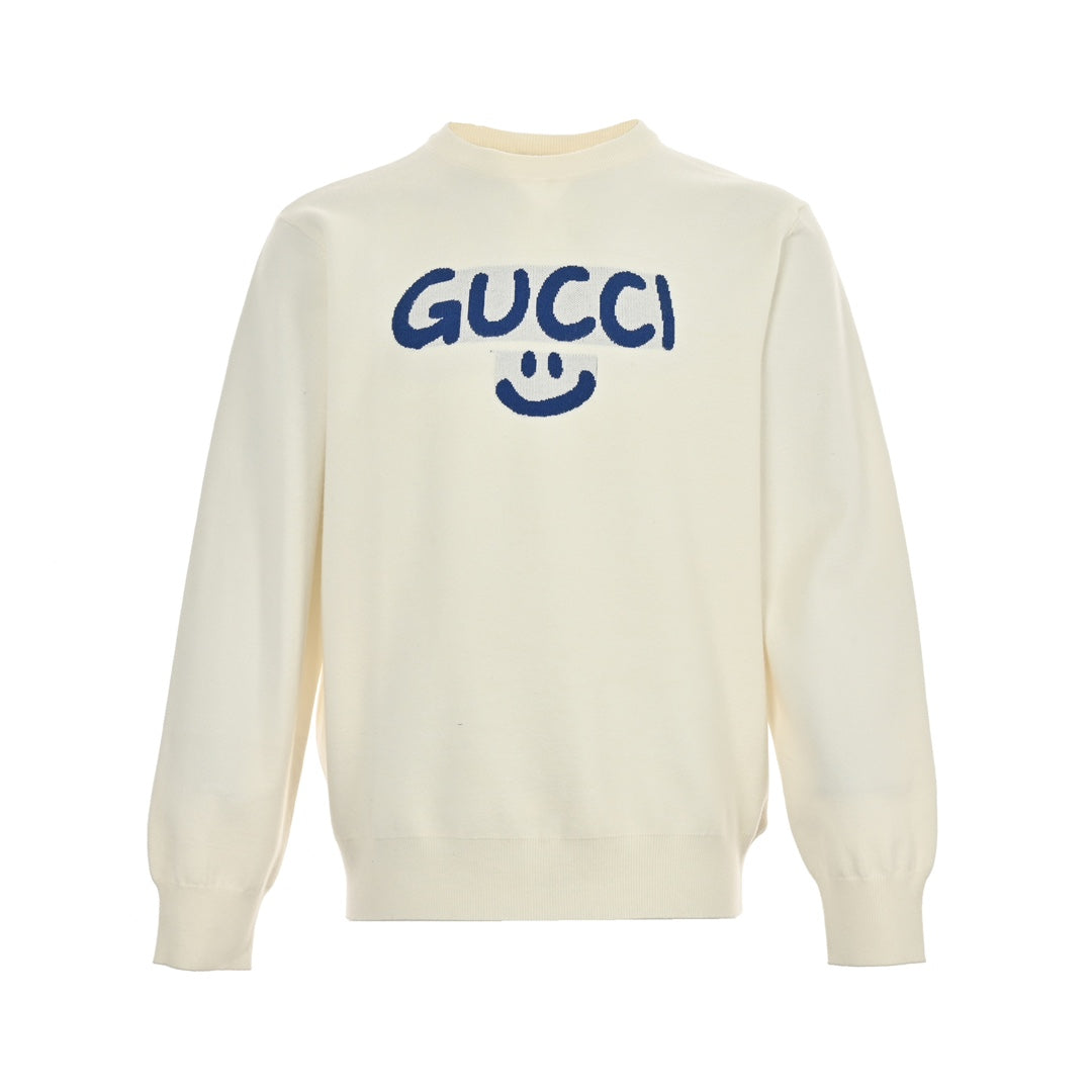 pull ras du cou avec smiley graffiti