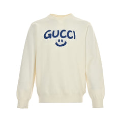 pull ras du cou avec smiley graffiti