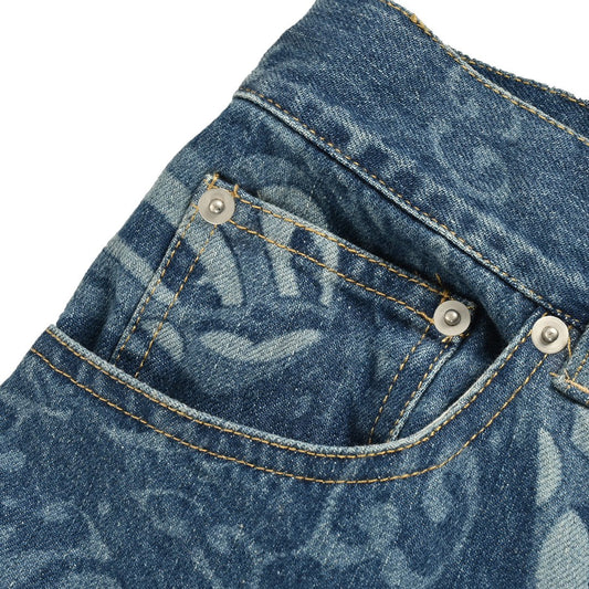 combinaison en jean liquide en forme de cœur 