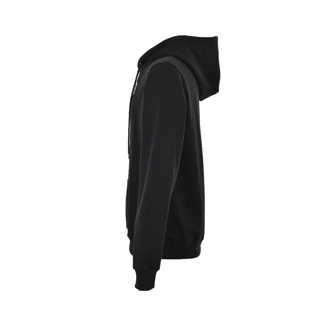 Sweat à capuche avec logo argenté brodé