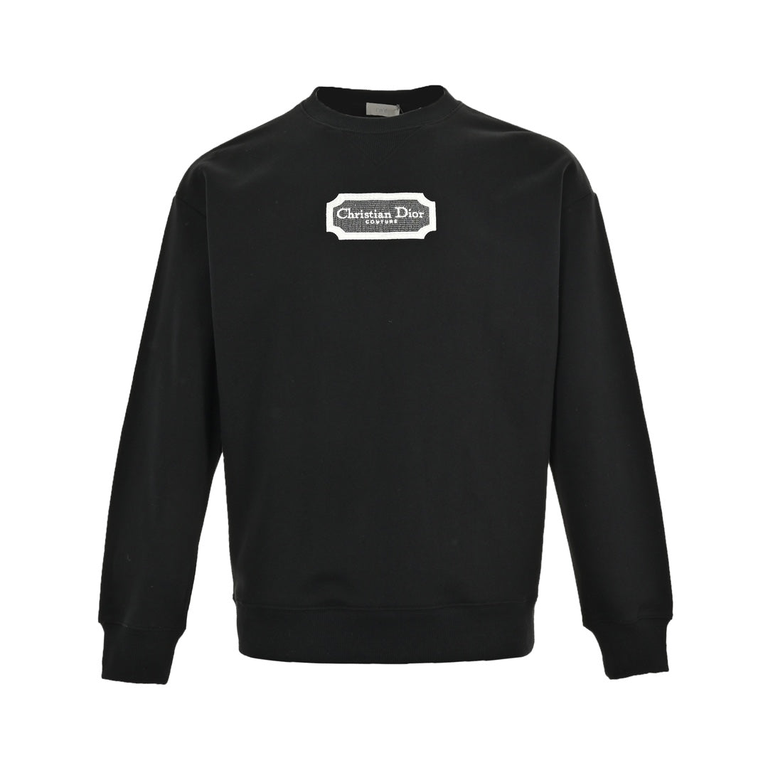 Sweatshirt mit Rundhalsausschnitt und aufgesticktem Logo von Silver Label