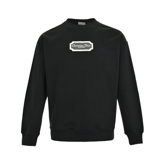 Sweatshirt mit Rundhalsausschnitt und aufgesticktem Logo von Silver Label