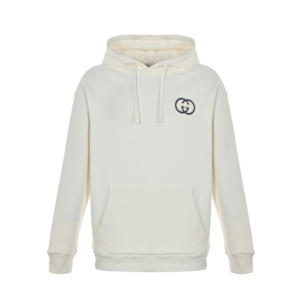 Sweat à capuche avec logo brodé Double G