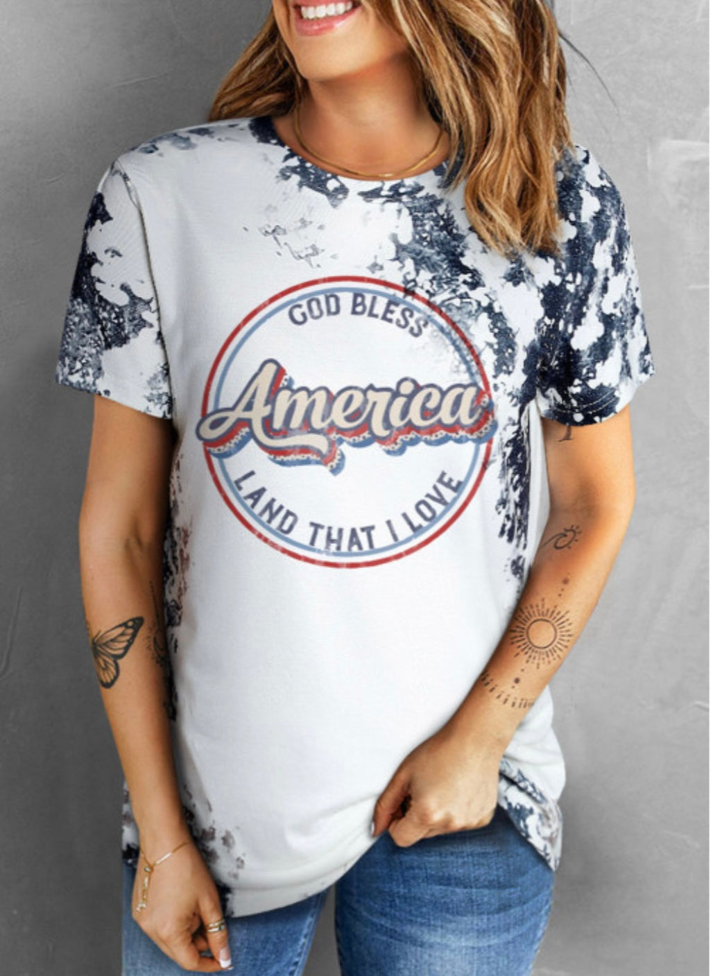 God Bless America tee