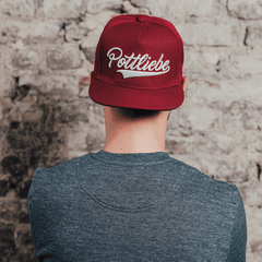 POTTLIEBE Snapback - Maroon White