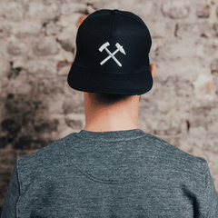 Schlägel und Eisen Snapback - Black White