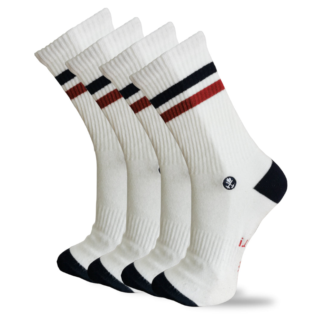 Socken „Retro“ Creme Bundle (2 Paar)