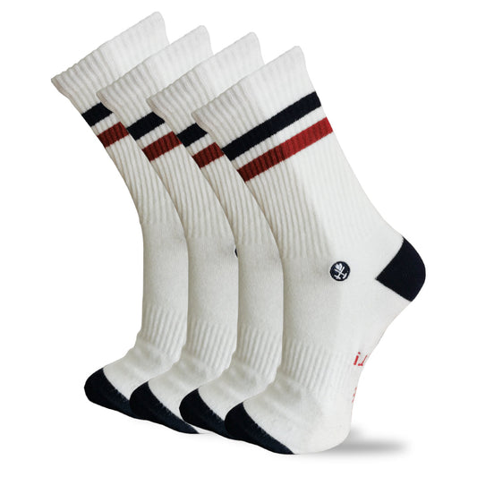 Socken „Retro“ Creme Bundle (2 Paar)