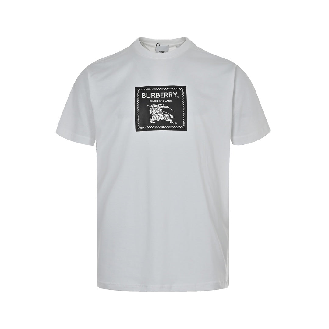 manches courtes avec logo imprimé cheval de guerre