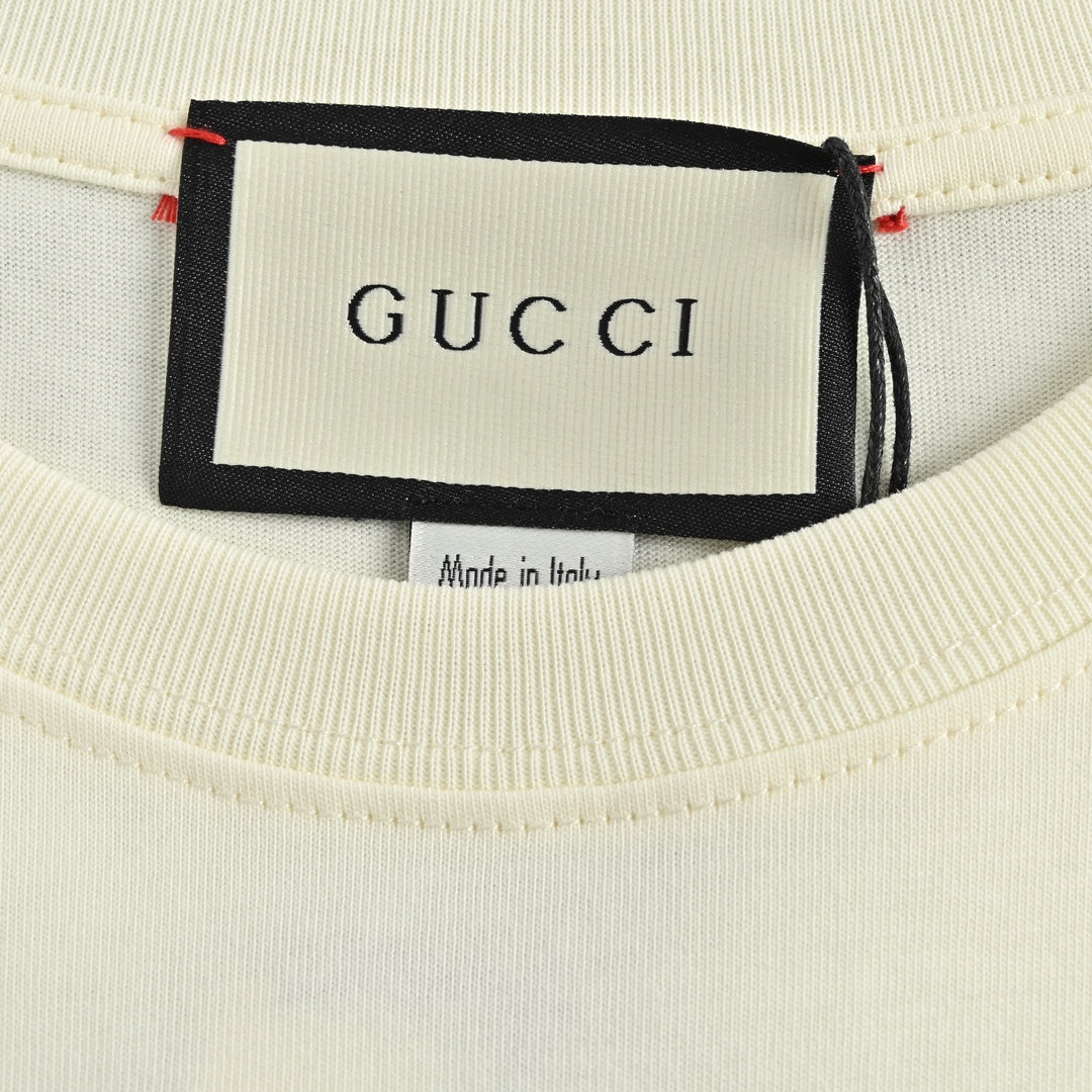 Kurze Ärmel mit grünem Blitz-Print 