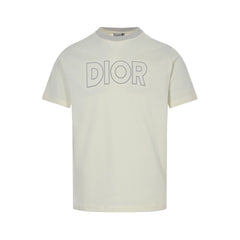 letter embroidered short sleeves