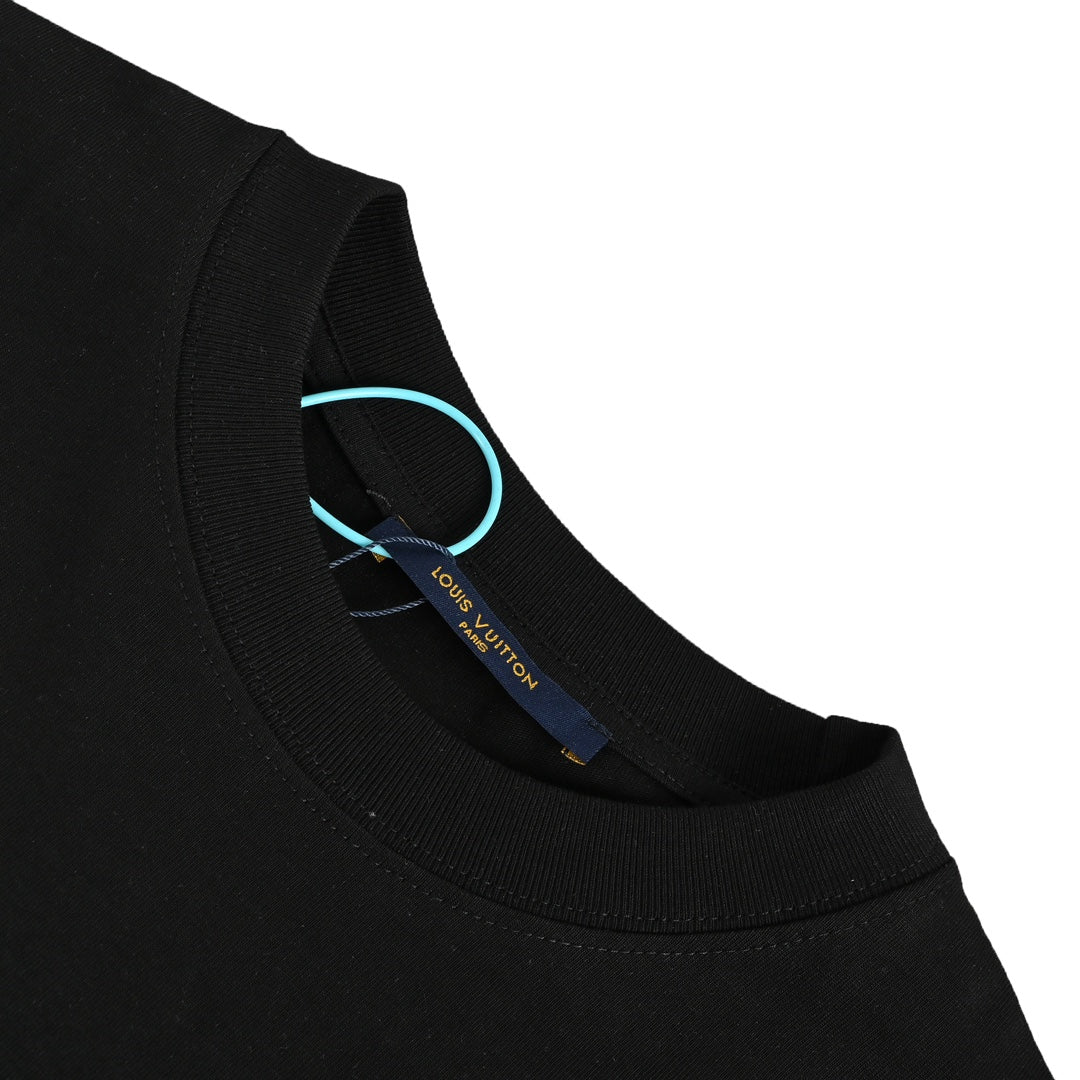 Kurze Ärmel mit Pixel-Farbverlaufsdruck 