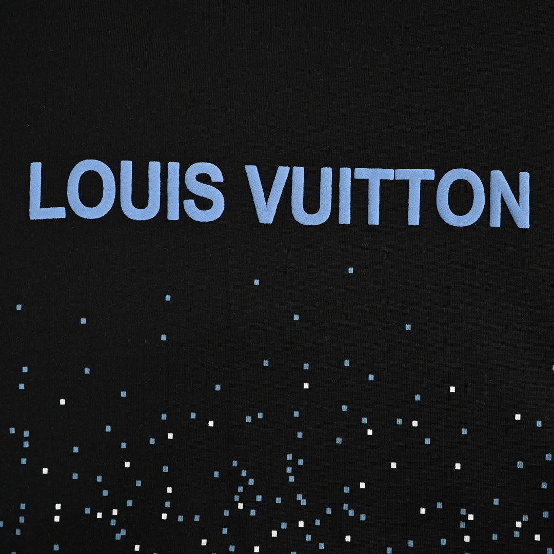 Kurze Ärmel mit Pixel-Farbverlaufsdruck 