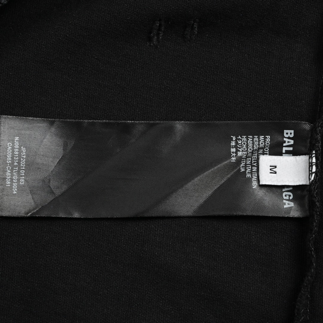 Iron Tower – Beschädigte, gewaschene Kurzarm-Letterprints 