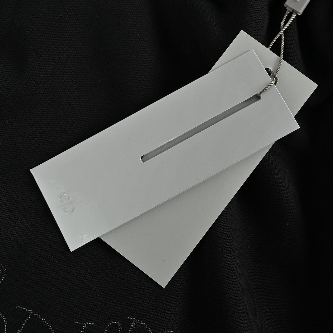 Short imprimé lettres CD graffiti sur toute la surface