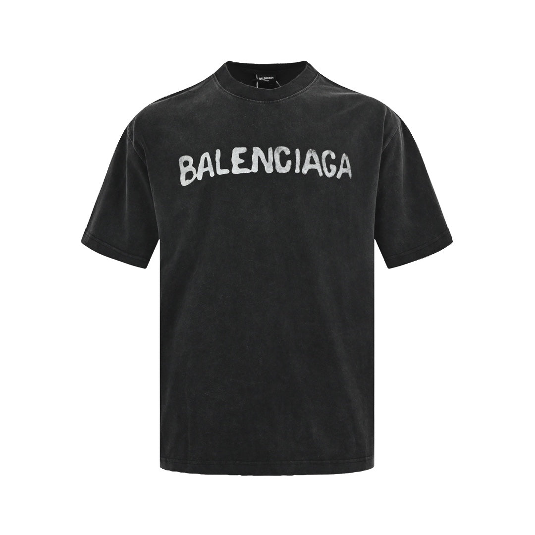 Paint Double B – Kurze, verwaschene Ärmel im Used-Look