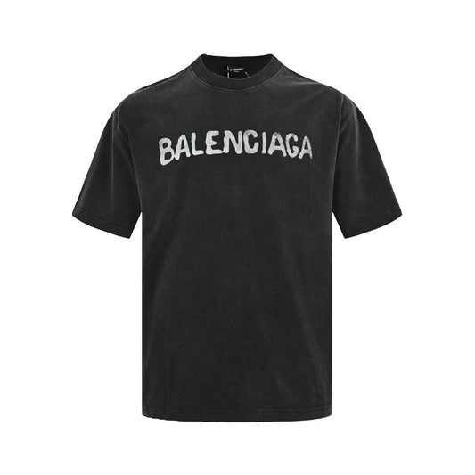 Paint Double B – Kurze, verwaschene Ärmel im Used-Look