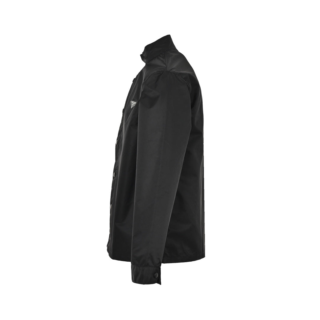 Hemdjacke aus Nylon mit Dreieckslogo