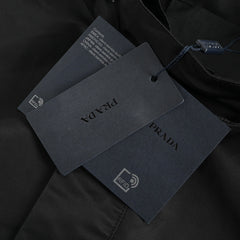 Veste chemise en nylon avec logo triangulaire