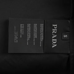 Veste chemise en nylon avec logo triangulaire
