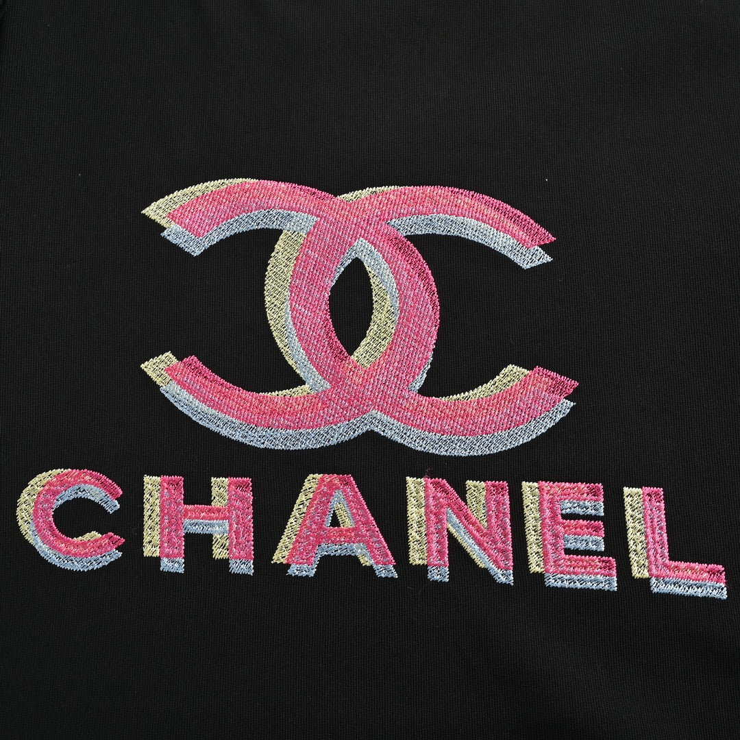 T-shirt à manches courtes avec logo brodé Ghost Letter 