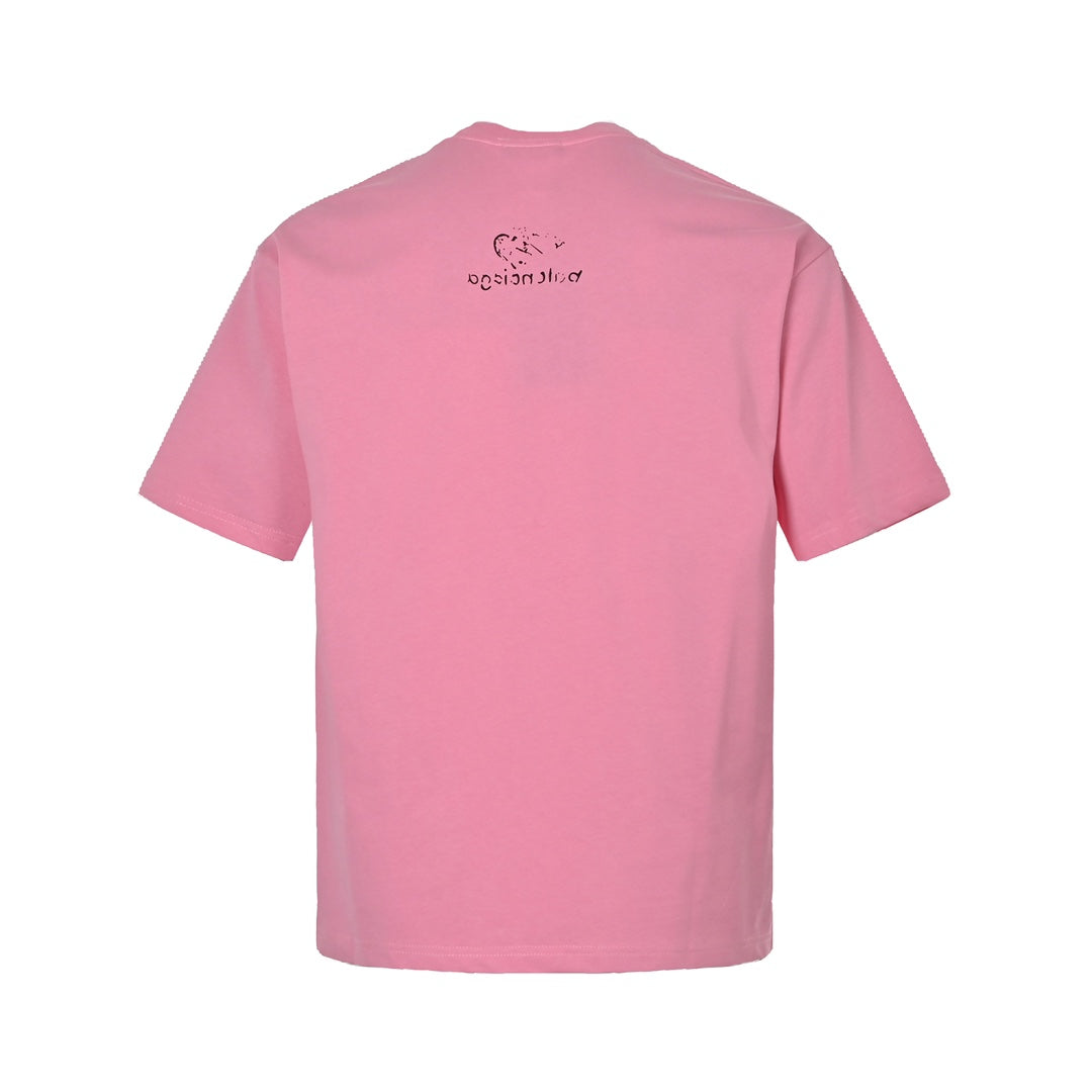 Kurzarmshirt mit M-Label-Aufdruck 