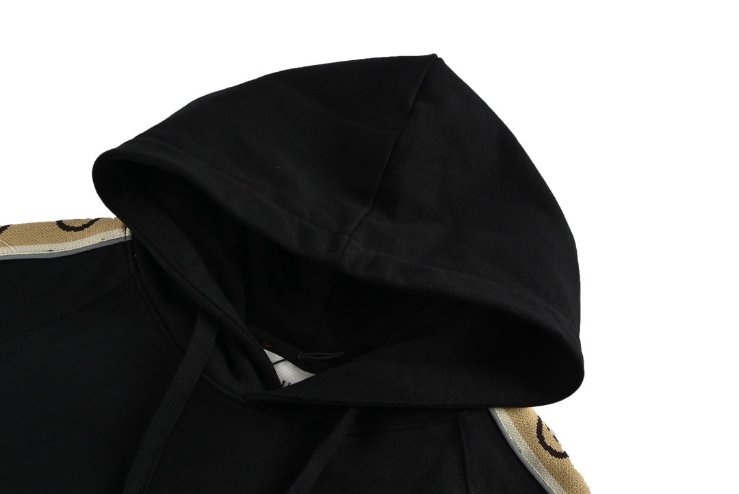 Sweat à capuche classique en tricot réfléchissant