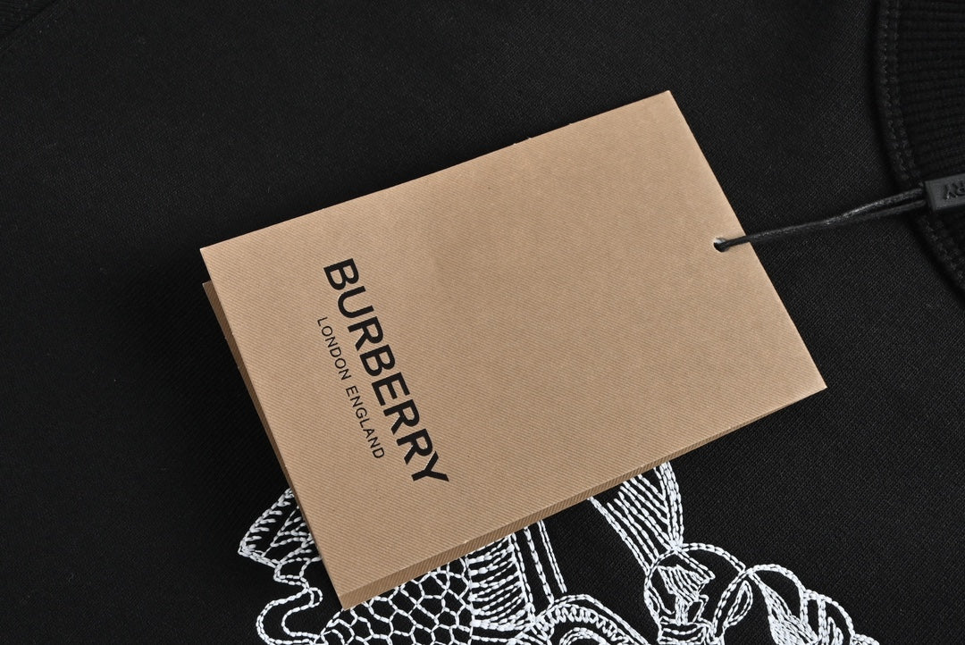 Sweat-shirt ras du cou brodé Cheval de guerre