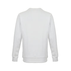 Joint style letter print crew neck sweatshirt