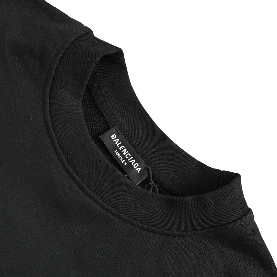 Sweatshirt mit Rundhalsausschnitt und Buchstabendruck im Joint-Stil