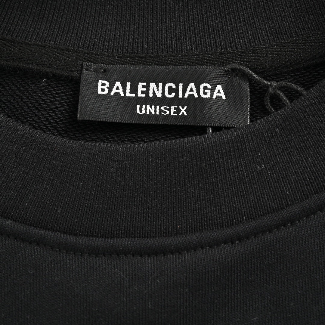 Sweatshirt mit Rundhalsausschnitt und Buchstabendruck im Joint-Stil