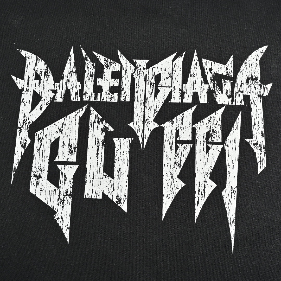 Sweatshirt mit Rundhalsausschnitt und Buchstabendruck im Joint-Stil