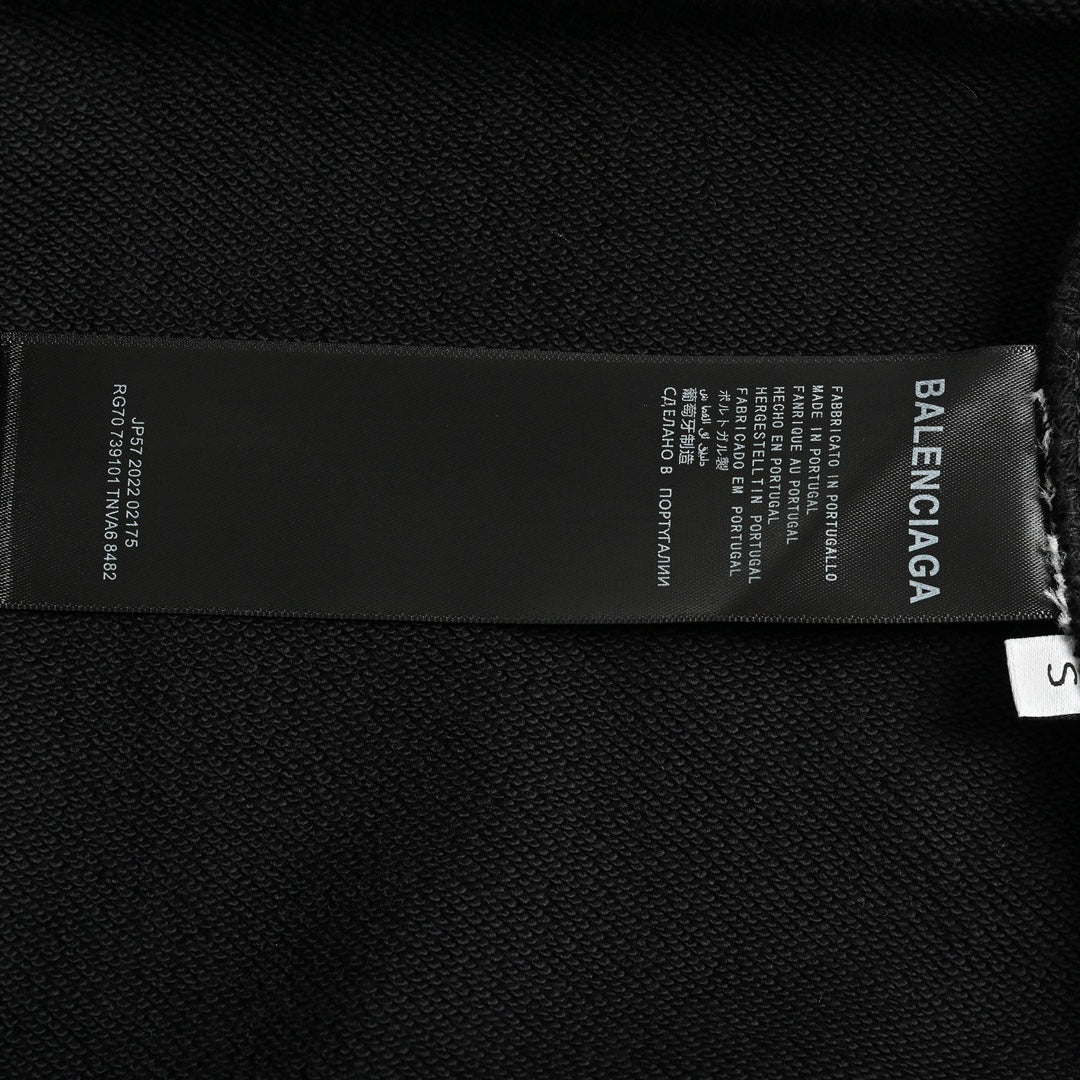 Sweatshirt mit Rundhalsausschnitt und Buchstabendruck im Joint-Stil