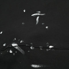Co-branded painted splash-ink round neck sweatshirt